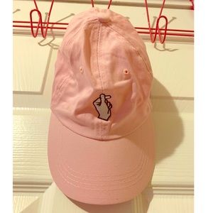 Pink hat